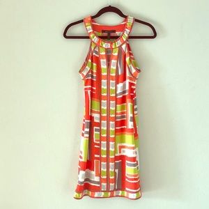 BCBGMAXAZRIA sheath dress with keyhole cutout